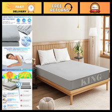 King Size Grounding Sheets - 10 Silver Fiber 90 Organic Cotton, Earth Connec