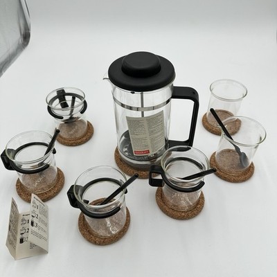 bodum french press Bistro Coffee Press With Cups And Accessories M5
