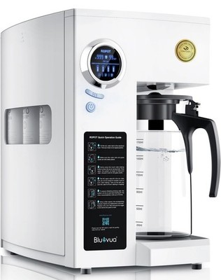 Bluevua RO100ROPOT Reverse Osmosis System Countertop Water Filter, New