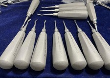 Lot of 12 PCS Hu-Friedy Dental Elevator Combo Apexo E301,E302,E303