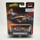 Lando Norris 2025 F1 Hot Wheels Premium McLaren #4 New 1:64 Diecast