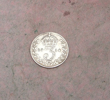 GB George V.  1914  Silver (.925)  Threepence .  Fine  KM# 813