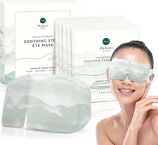 Mykirei by KAO Onsen Therapy Soothing Steam Eye Mask, Self-Warming 1 Pack Of 5