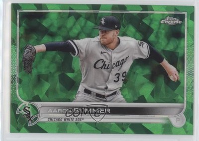 2022 Topps Chrome Update Sapphire Green 32/75 Aaron Bummer #US136 6ns