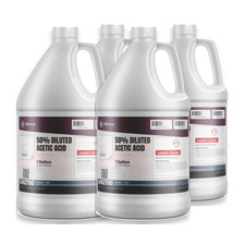 50 Diluted Acetic Acid Food Grade - 4 Gallons x 36 Cases
