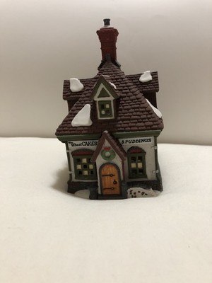 Dept. 56,Dickens Village, WM Wheat Cakes &Puddings, Box & Light, Retired 1993