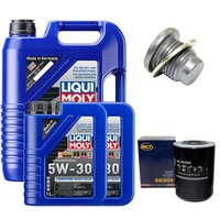 MotoröL Filter Set 5W-30 Liqui Moly 7 Liter + Schraube FüR Opel Arena Movano 2.8