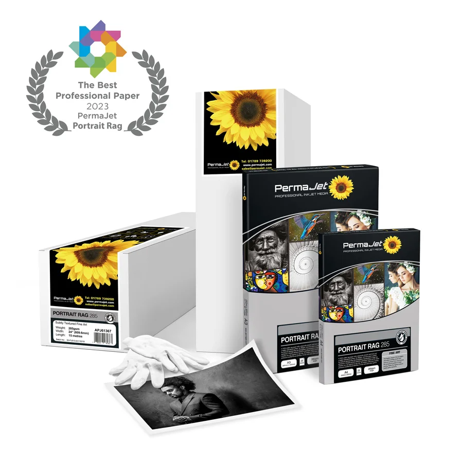 PermaJet Portrait Rag 285 A3 Photo Paper - 25 Sheets - 61323