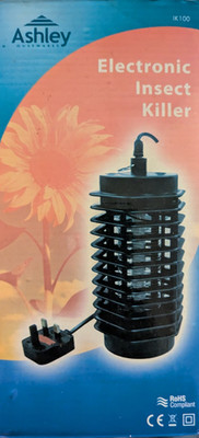  Elektrischer Insekten Mücken Fliegen Killer Bug Zapper UV Indoor Schädlingsfänger Falle UK