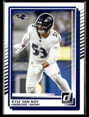 2025 DONRUSS KYLE VAN NOY BALTIMORE RAVENS #96