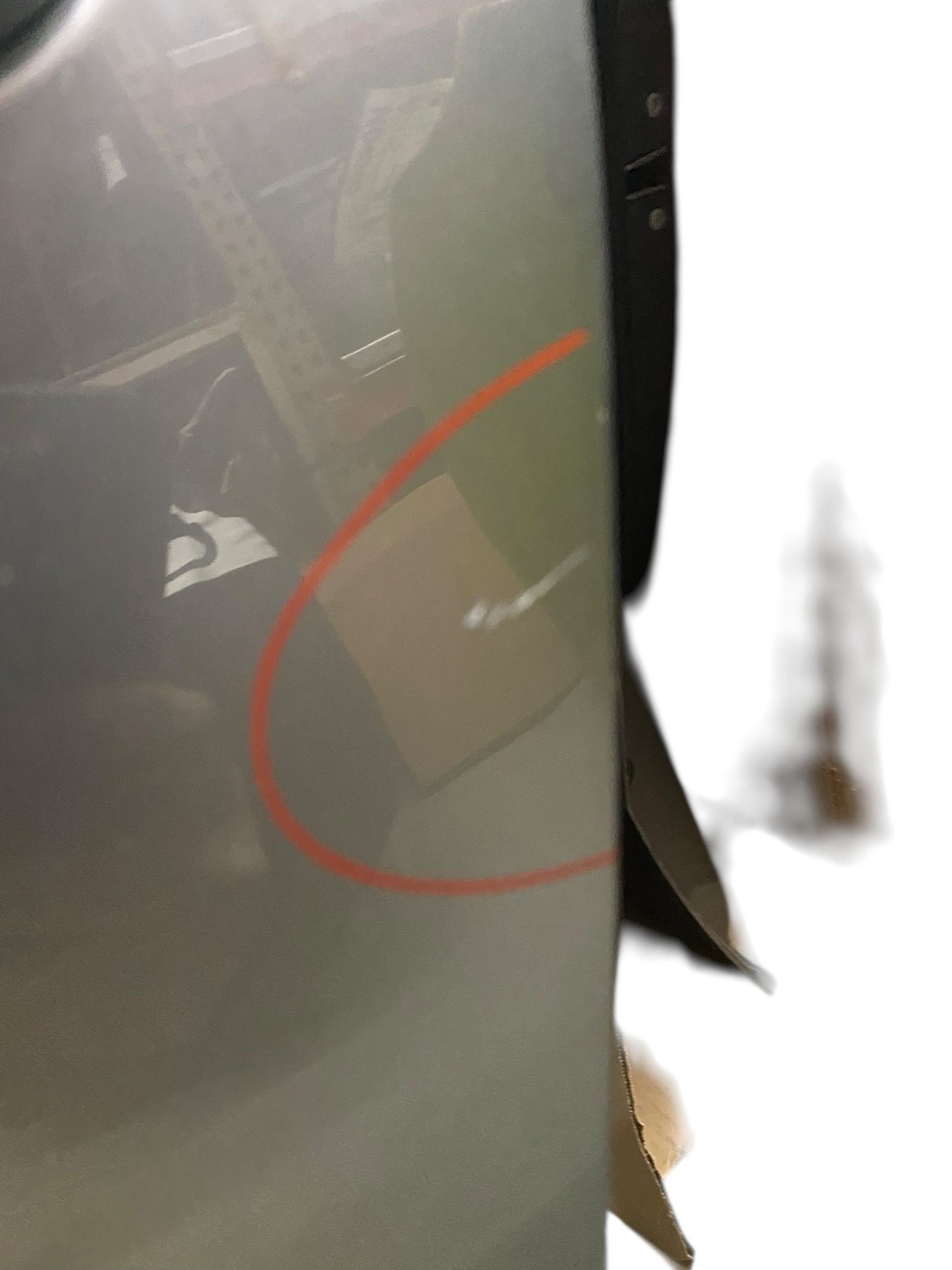 2015 BENTLEY CONTINENTAL LEFT DOOR SHELL W/O GLASS HALLMARK METALLIC *SCRATCHED*
