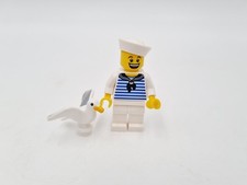 Lego Minifigur Matrose Seemann mit Möwe