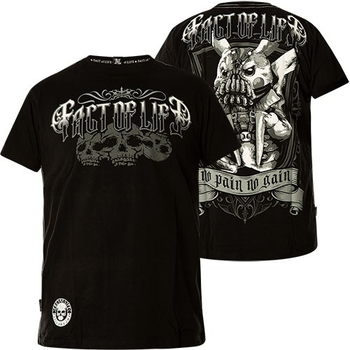 Футболка FACT OF LIFE No Pain Gain TS-79 Футболки Schwarz