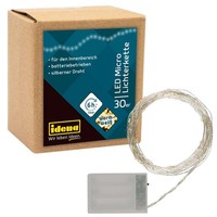 Idena Lichterkette 30 Led Warmweiß 6H Timer 3,2M - 31824