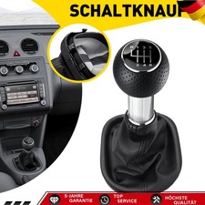 6 Gang Schaltsack Schaltmanschette Schaltknauf Rahmen für VW Touran Caddy 2K III