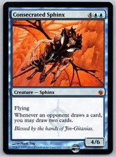 Consecrated Sphinx M Mirrodin Besieged 21 NM
