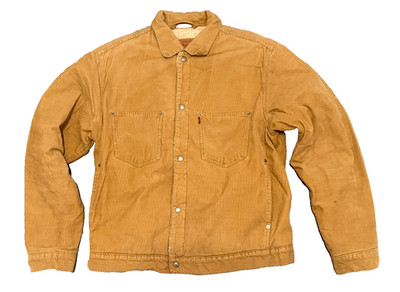 Levis Sherpa 71511 GrÖße L JeansJacke Herren  TeddyFell 6907 vintage Hellbraun