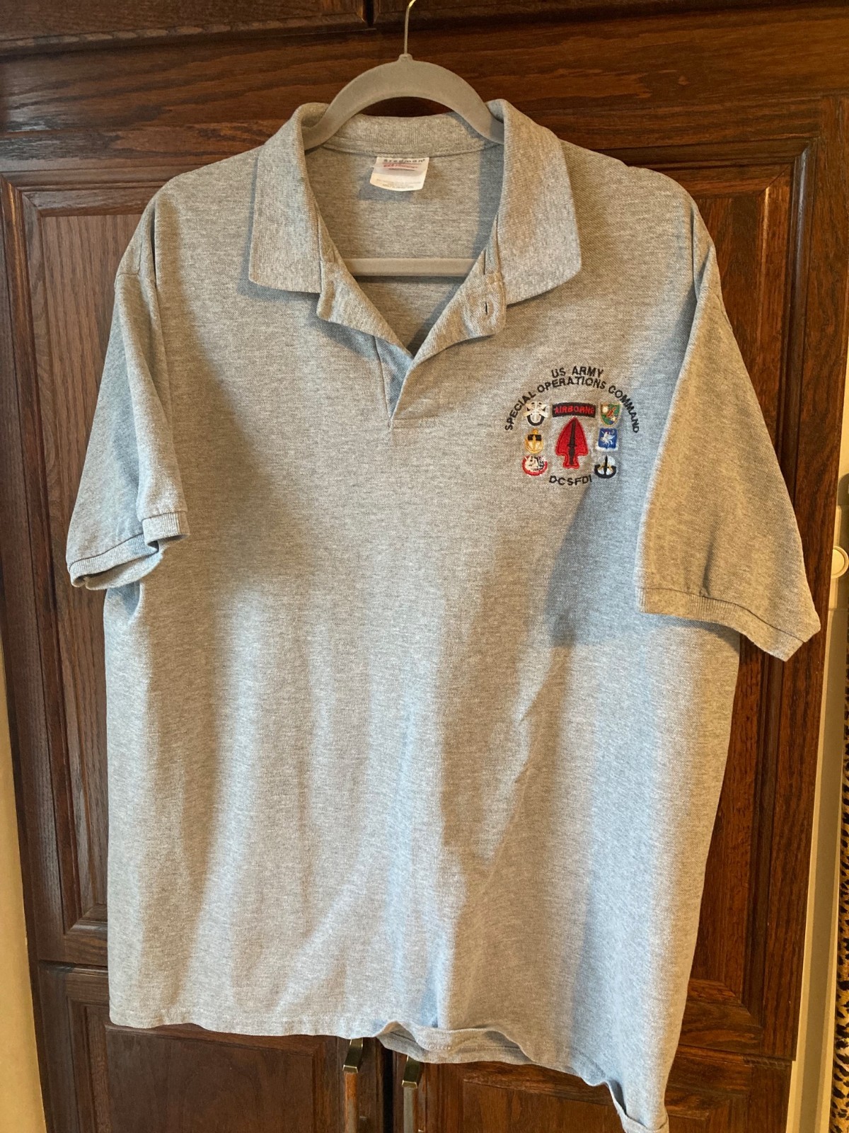 US Army Special Operations Command Polo Shirt Siz… - image 2