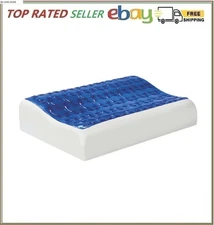 Sealy Cooling Gel Contour Memory Foam Pillow, 20" L x 15" W x 5" H