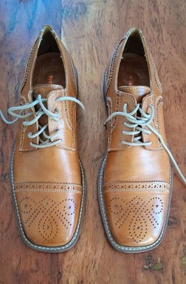 Echtleder Herrenschuh Business hellbraun 43