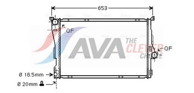 AVA Clever Choice Motorkühler Wasserkühler ** CLEVER FIT ** BWA2278 für BMW 3er