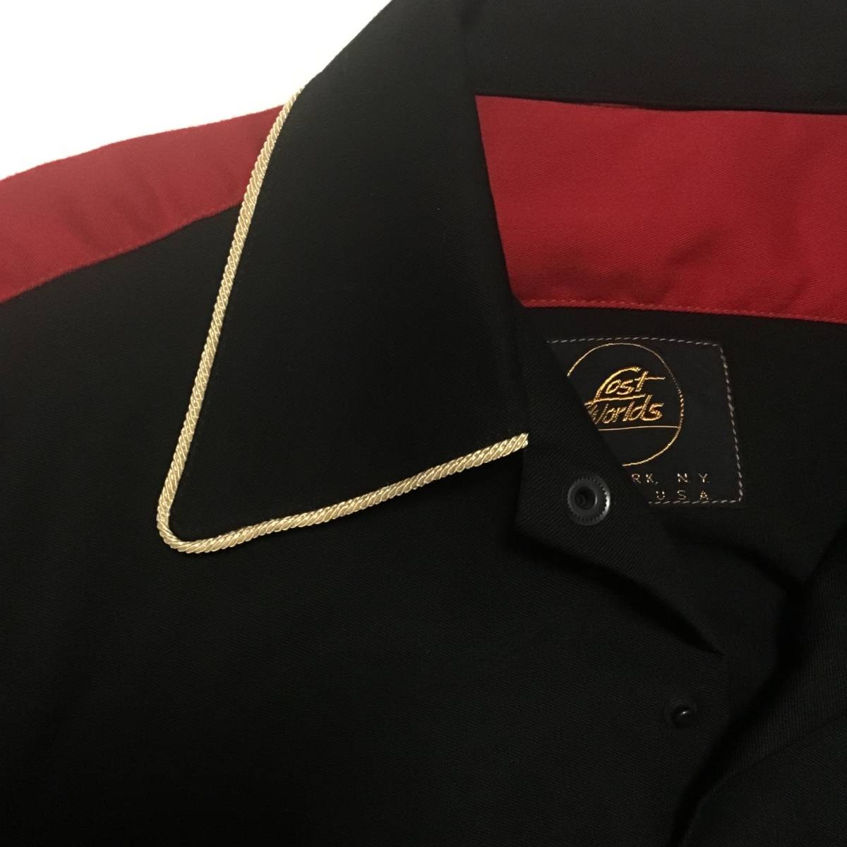 Unused 1980s Lost Worlds GABA Shirt Work Shirt Tops Mens Size S Very Rare image 5