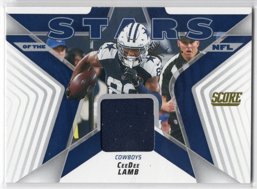 CeeDee Lamb #14 2025 Panini Score Stars of the NFL Jersey card
