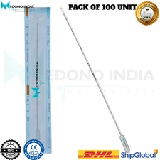 Pipelle Endometrial Biopsy Curette Sterile Sealed Pack of 100 pcs Gynecology