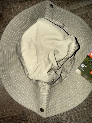 Ozark Trail ~ Men's Outdoor Boonie Hat Beige Stonewash Cooling ~ S/M