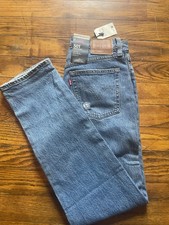 NWT Levi's Premium 501 Original Women's Jeans 28x30 High Rise Straight Blue