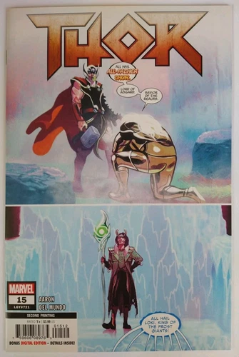 Marvel Comics Thor #15 2nd Print NM- 9.2