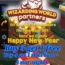 Monopoly Go WIZARDING WORLD Partner Event-Slot 1nstant 1 -72h Full Carry