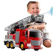 Fire Truck Toy for Kids 3 4 5 6 7 8 Years Old - Fire Trucks Playset Fire truck