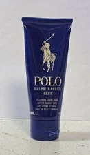 Ralph Lauren POLO BLUE Vitamin Enriched After Shave Gel - 3.4 oz / 100 ml - New