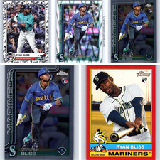 2025 Ryan Bliss Rookie Card Lot of 5