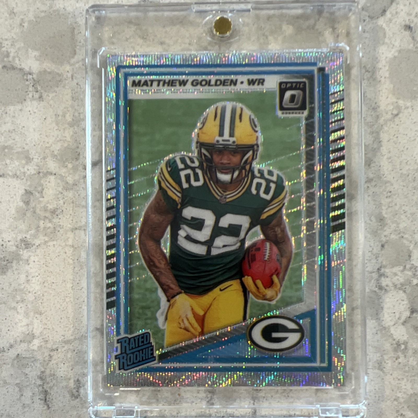 Panini 2025 Donruss Optic Rated Rookie Matthew Golden #205 Wave Prizm 268/300 
