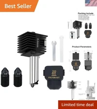 3D Printer Hotend Kit with Multiple Hardened Steel Nozzles for A1 Models