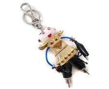 Prada 1TR041 Robot Trick Charm Keyring Keychain Gold bag charm k1234711795HA