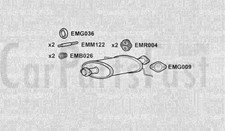Silencieux Avant EXHAUST EXMA3026 +3 Ans De Garantie
