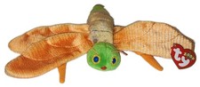 NMTT* Ty Beanie Baby - GLOW the Lightning Bug MINT HANG TAG Stuffed Animal Toy