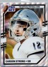 2022 Leaf Metal Draft Carson Strong #P-CS1 RC Rookie Card Silver Wave
