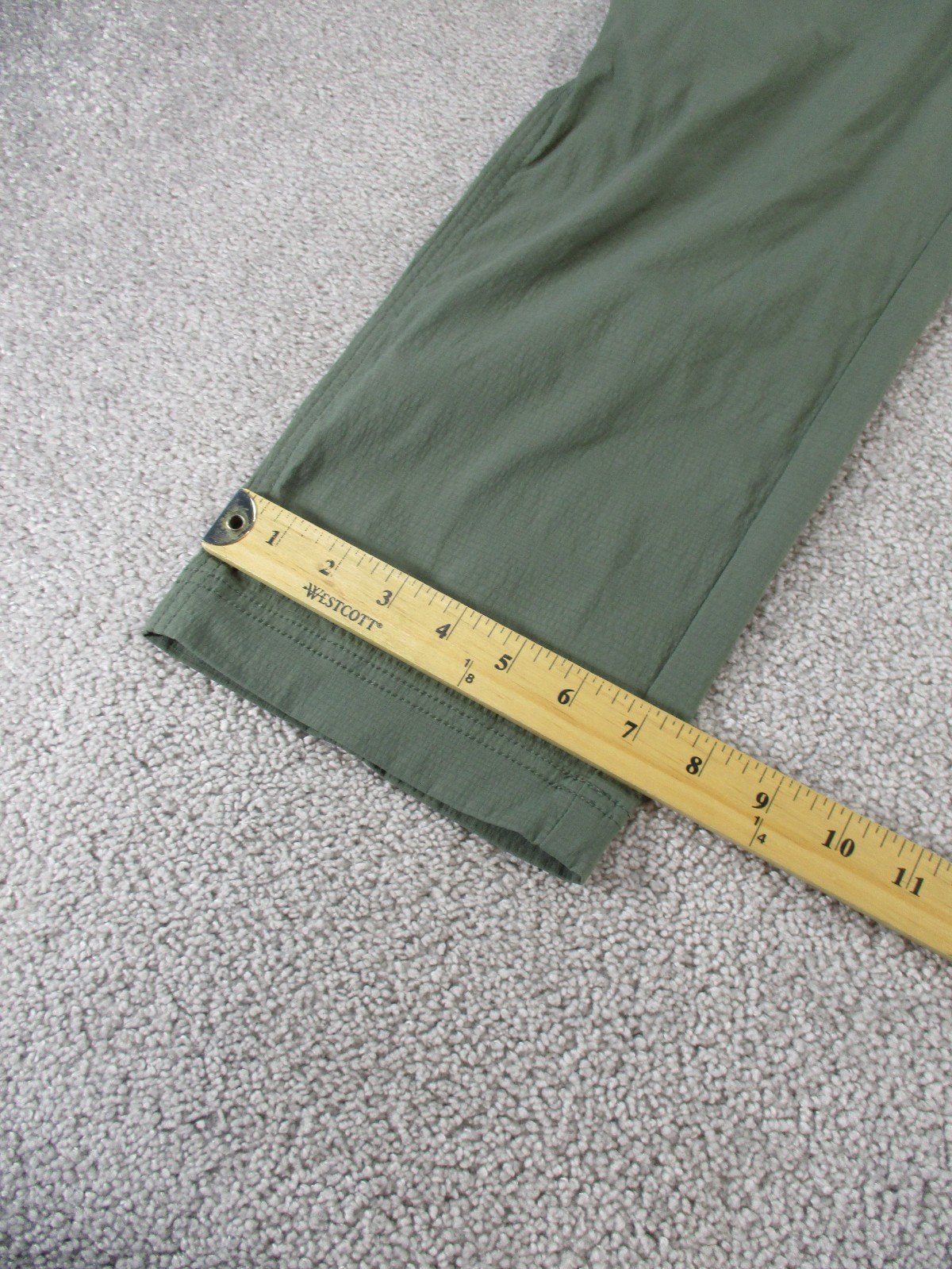 Athleta Pants Womens 14 Trekkie Capri Green Trail Hiking