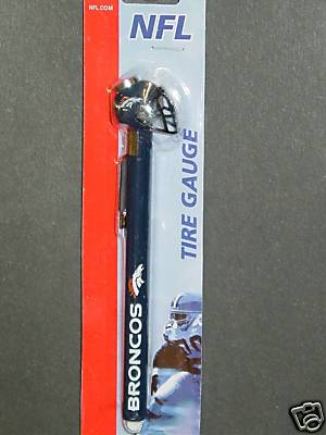 #ad NFL Denver Broncos Tire Pressure Gauge NEW $5.99