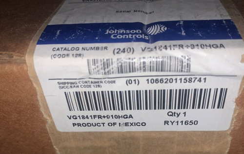 JOHNSON CONTROLS VG1841FR+910HGA / VG1841FR910HGA (BRAND NEW) - Picture 2 of 2