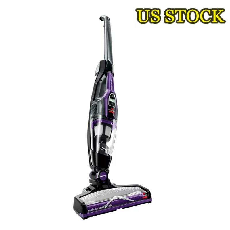 PowerLifter Ion Pet Cordless Stick Vacuum Cleaners 2-Way Folding Handle Purple
