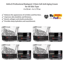 Helia-D Professional Budapest 3 Stem Cell Anti-Aging Cream for All Skin 50mlx4