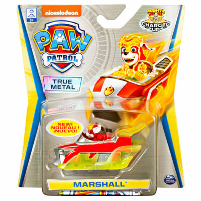 PAW Patrol MARSHALL - Mighty Charged Up True Metal Diecast 1:55  