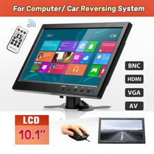 10.1'' HD LCD Farbdisplay PC CCTV HDMI/BNC/AV/VGA Eingang Überwachungsmonitor