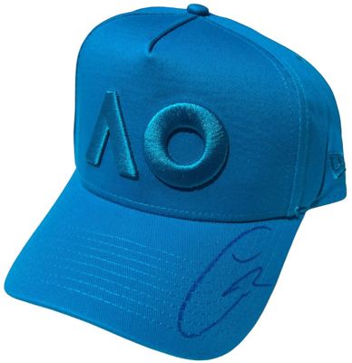 CARLOS ALCARAZ SIGNED AUSTRALIAN OPEN TENNIS HAT CAP AO OLYMPICS