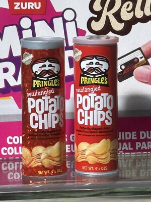 Zuru Mini Brands RETRO Pringles Rare Metallic & Regular